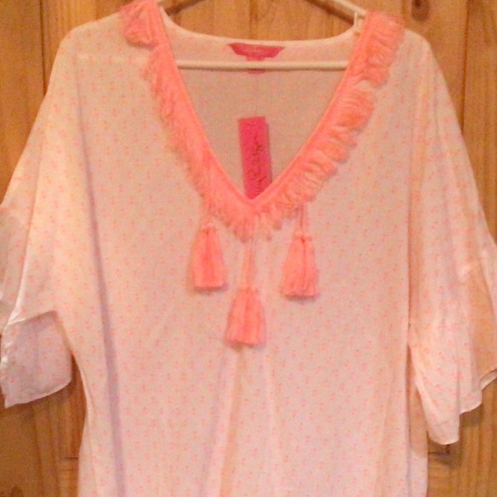 Lilly Pulitzer Kipper coverup NWT size L/XL.